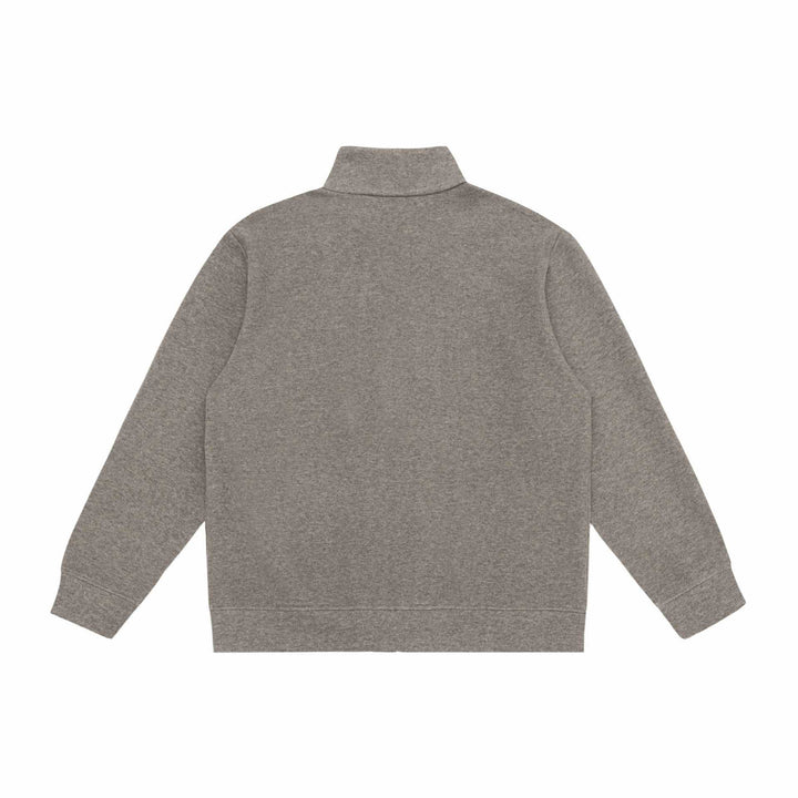 Unisex Zip-Sweatjacke mit Stehkragen, Raglanärmeln und Reißverschlusstaschen Echoarchiv