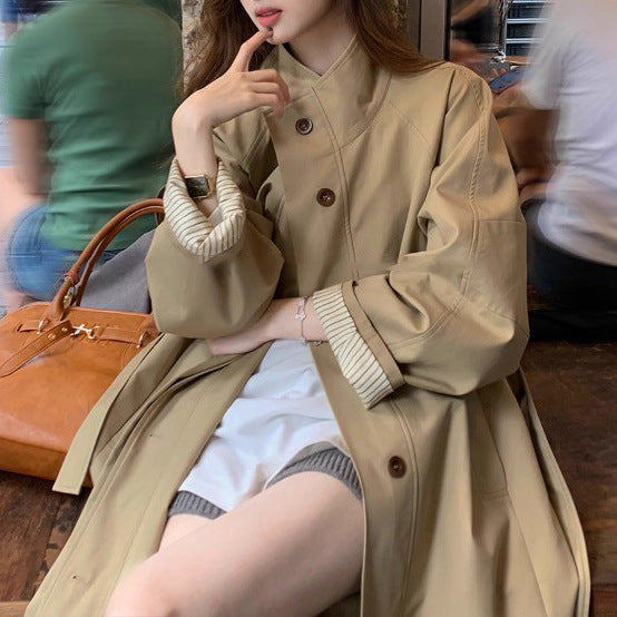 Damen Modische und elegante Übergangsjacke Echoarchiv