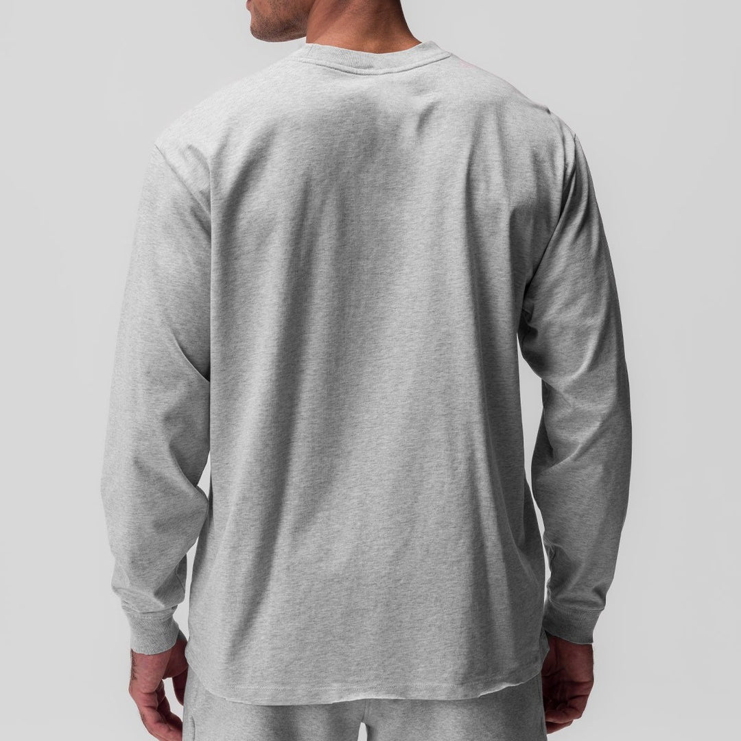 Herren lässiges Langarmshirt mit sanfter Haptik Echoarchiv