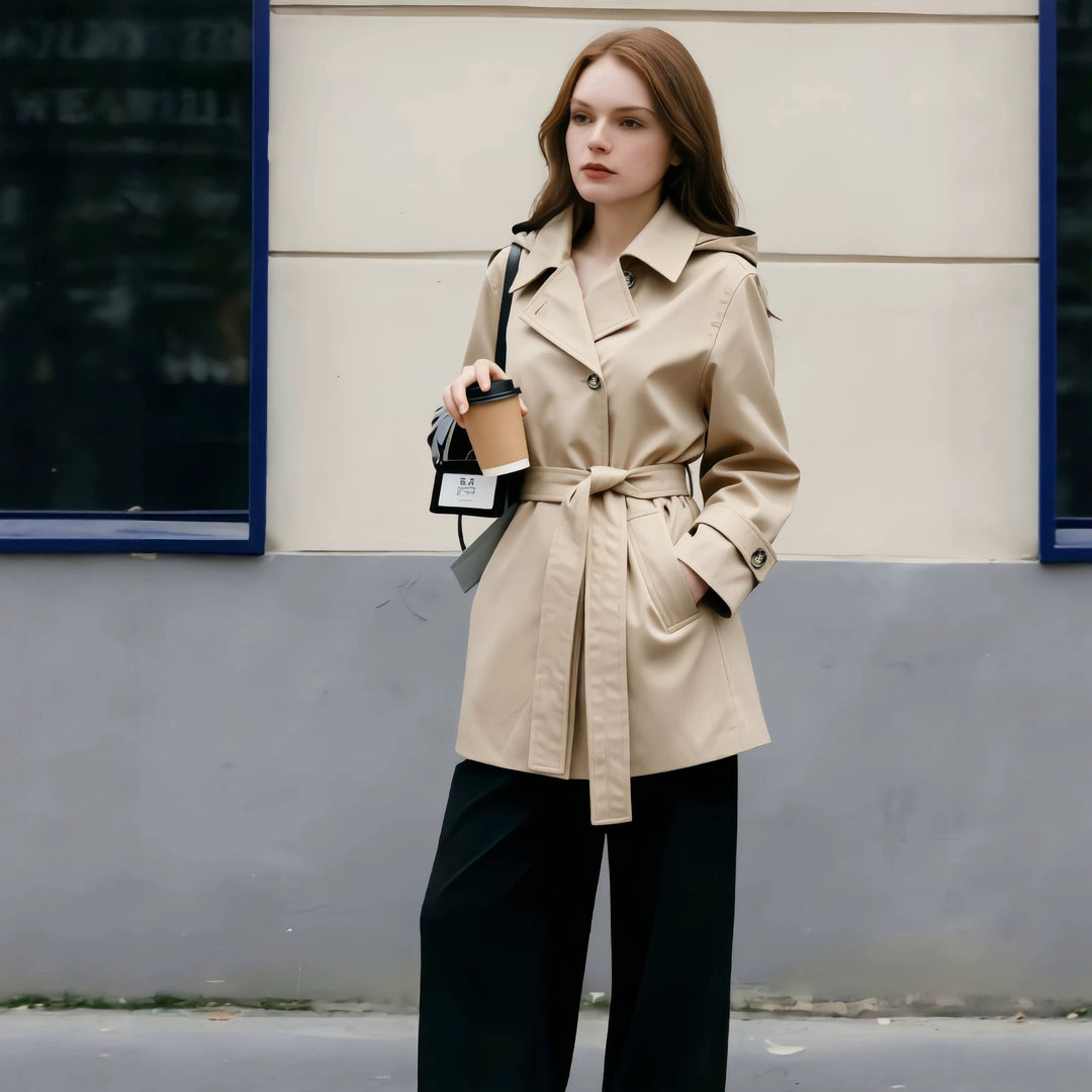Damen Eleganter und zeitloser Trenchcoat Echo Archiv