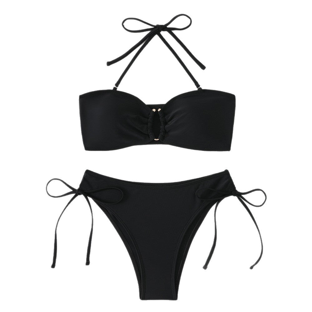 Damen Bandeau-Bikini-Set mit verstellbaren Trägern Echo Archiv