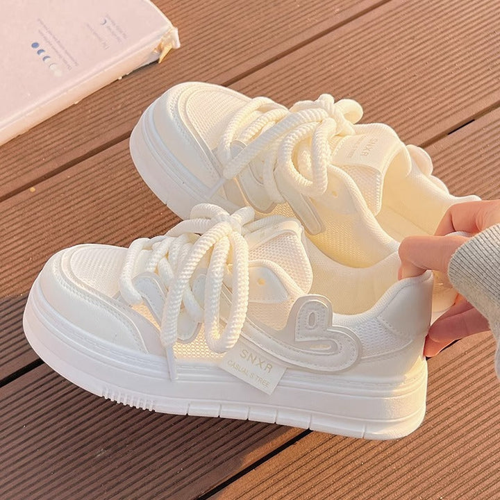 Damen Luftpump-Sneaker mit dämpfender Sohle und atmungsaktivem Obermaterial Echo Archiv