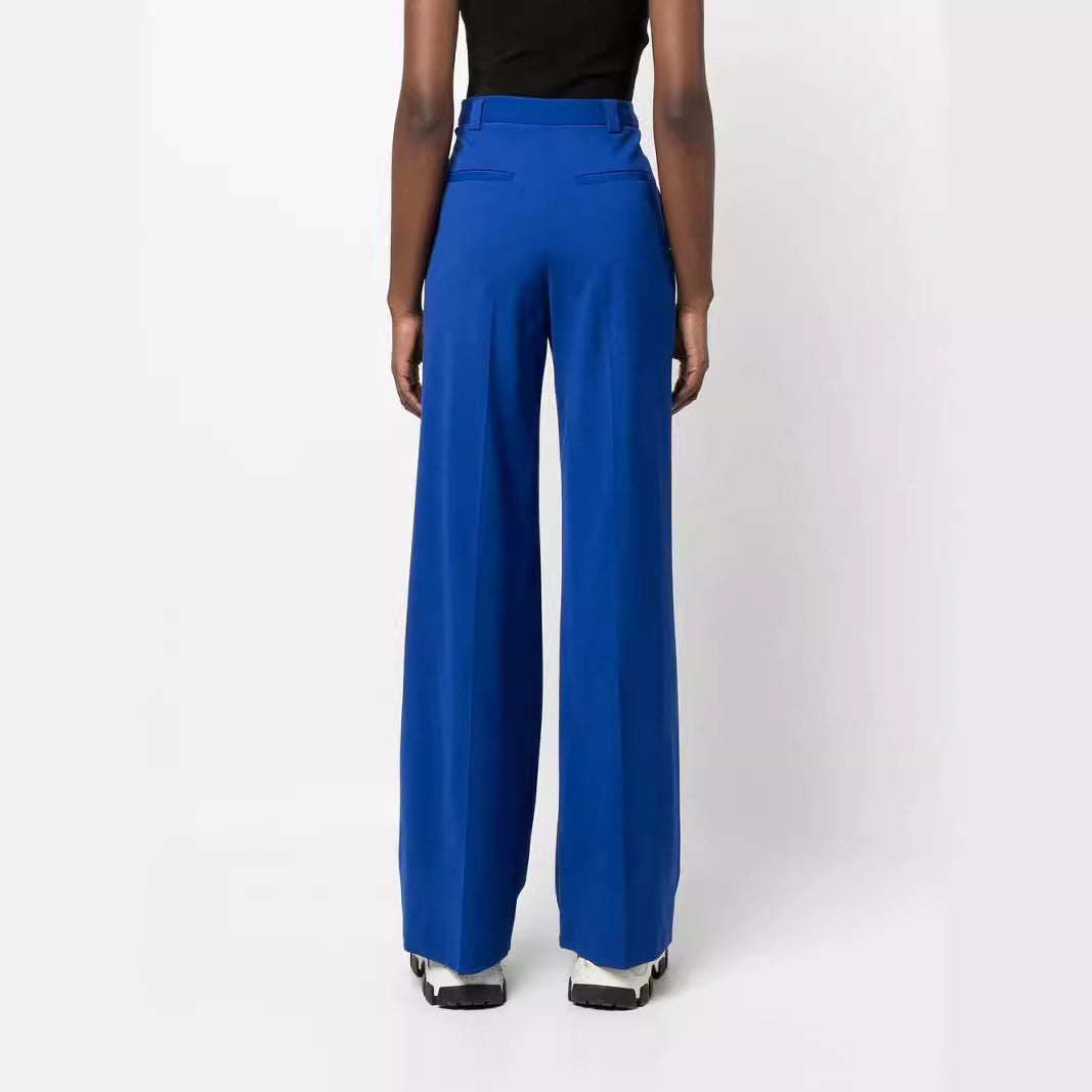 Damen High‑Waist Weitbein‑Hose im Tailoring‑Look Echoarchiv