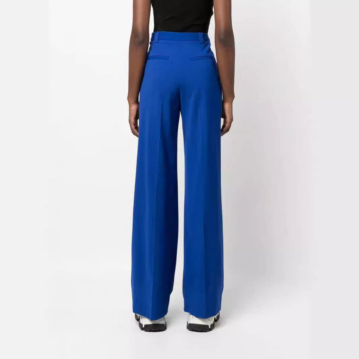 Damen High‑Waist Weitbein‑Hose im Tailoring‑Look Echoarchiv