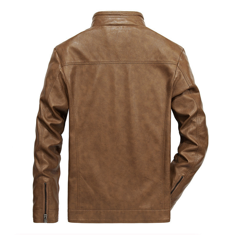 Herren Legere Lederjacke Echo Archiv