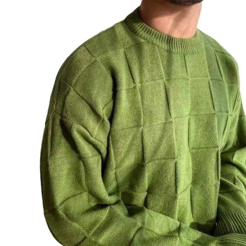 Herren lässiger Pullover mit strukturiertem Design Echoarchiv