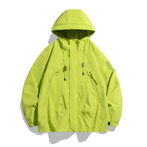 Herren vielseitige Outdoorjacke mit verstellbarer Taille und großen Taschen Echoarchiv