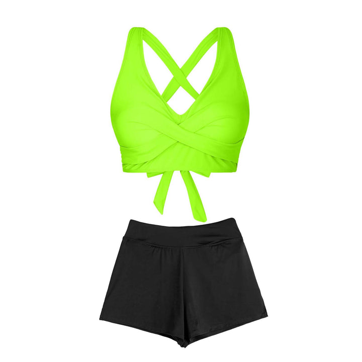 Damen Zweiteiliger Badeanzug mit floralem Design Echo Archiv