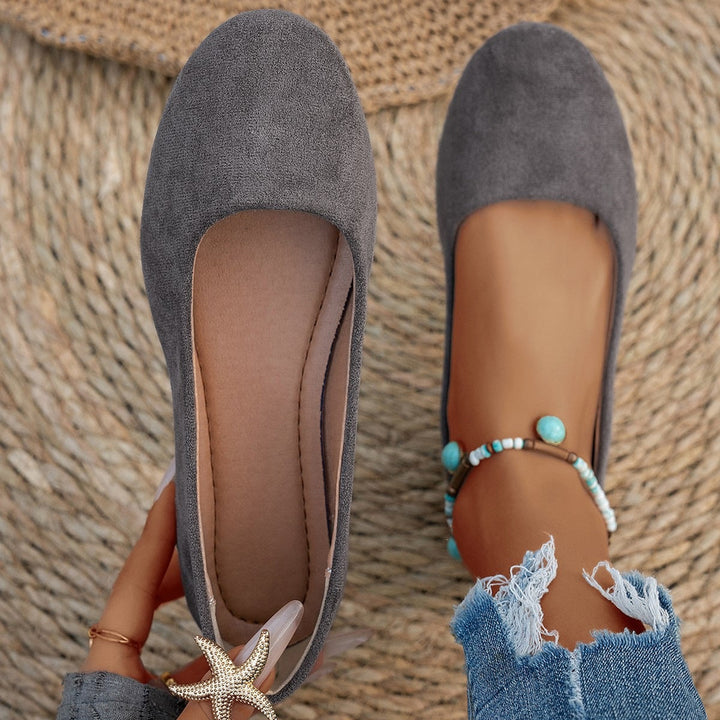 Damen Ballerinas aus weichem Wildleder Echoarchiv