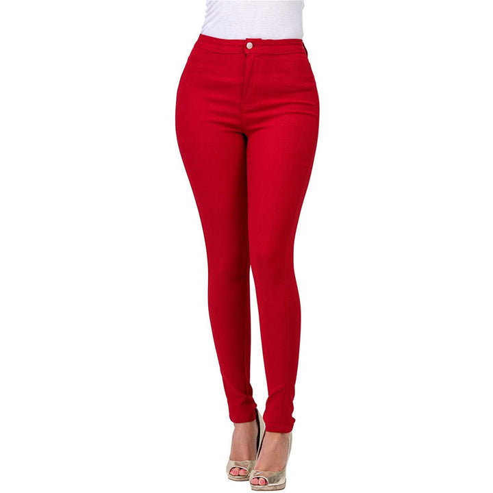 Damen Hoch geschnittene Skinny Jeans mit elastischem Stretch Echo Archiv
