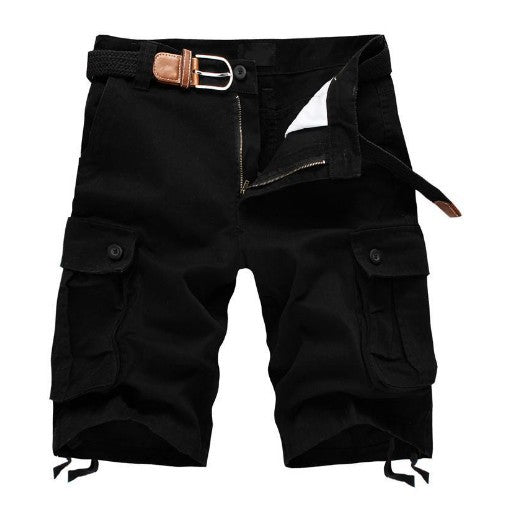 Herren Cargo-Shorts mit vielseitigen Taschen und verstellbarem Bund Echoarchiv
