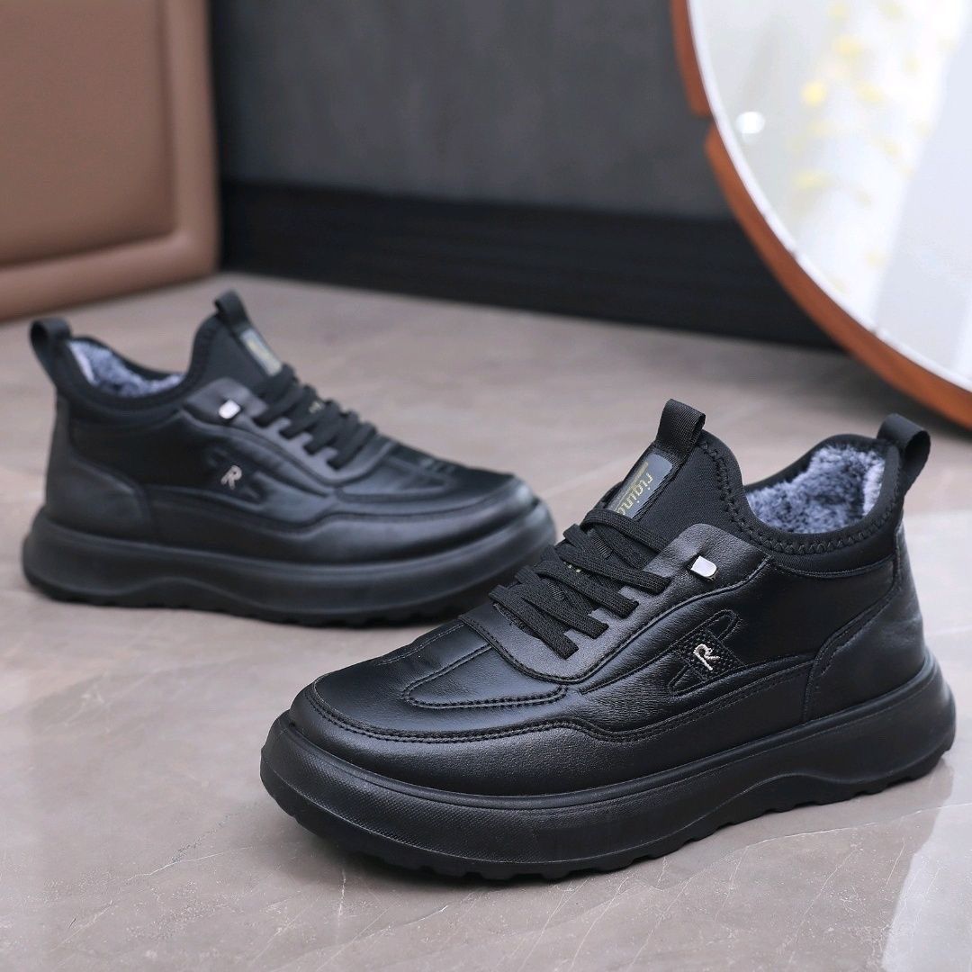 Herren Gefütterter Winter-Sneaker mit Teddyfutter und robuster Profilsohle Echoarhiv