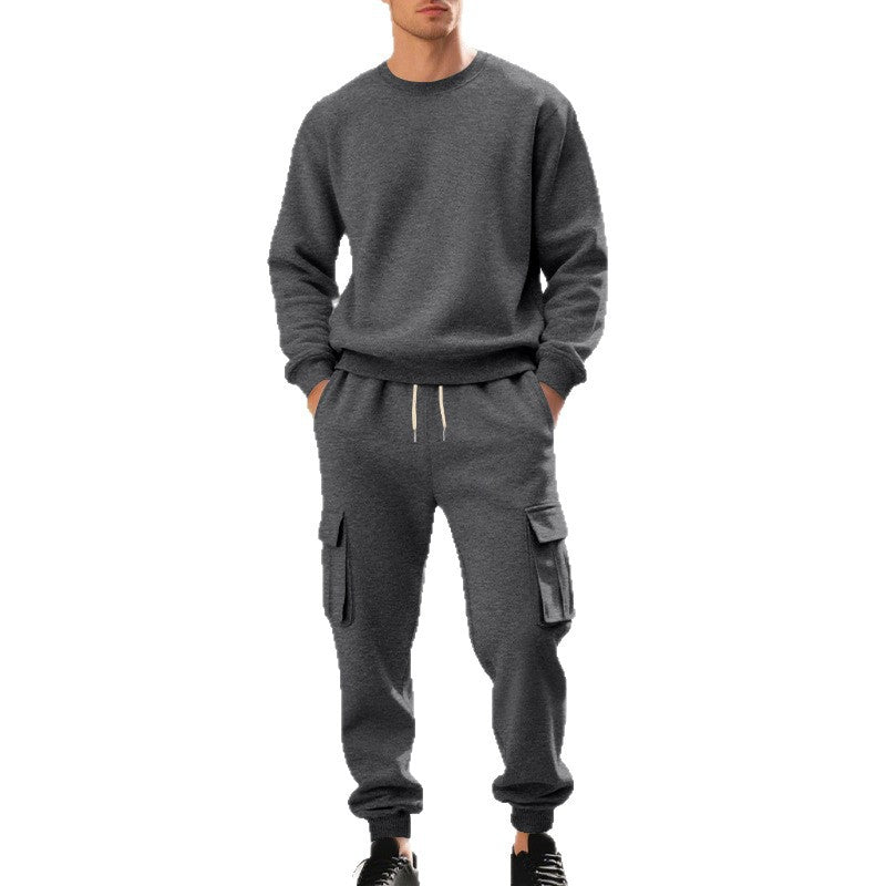 Herren Sweatshirt und Cargo-Shorts Set Echoarchiv