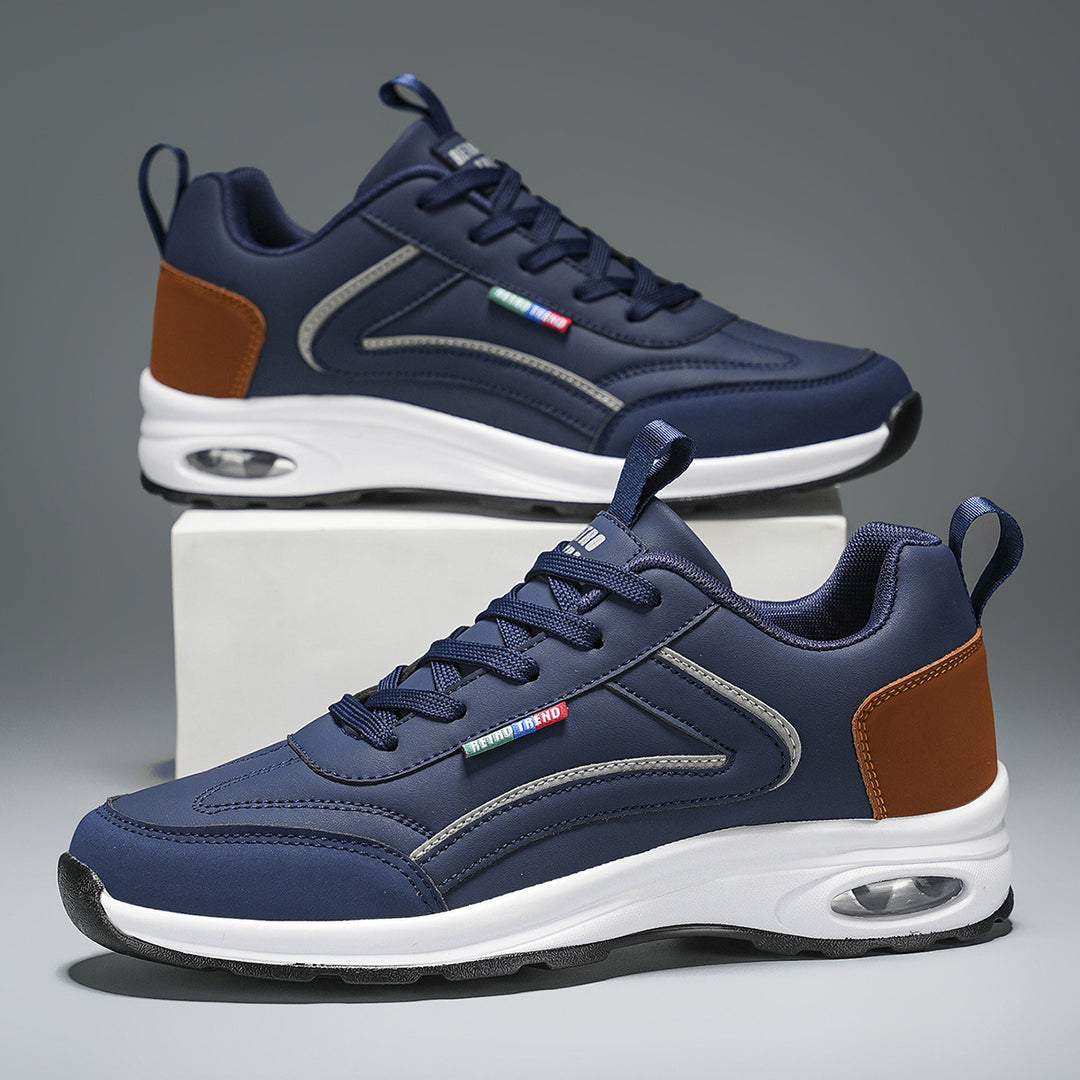 Herren atmungsaktive Freizeit-Plateau-Sneaker mit Luftkammersohle und gepolstertem Komfortfußbett Echo Archiv