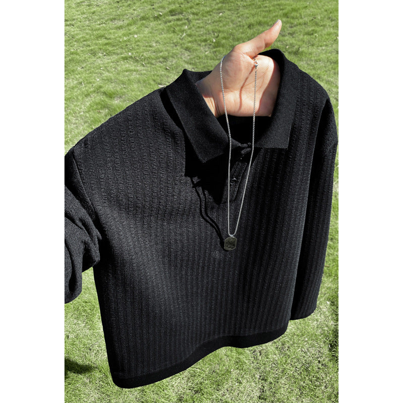 Damen Modisches Oversized Poloshirt mit strukturiertem Design Echo Archiv
