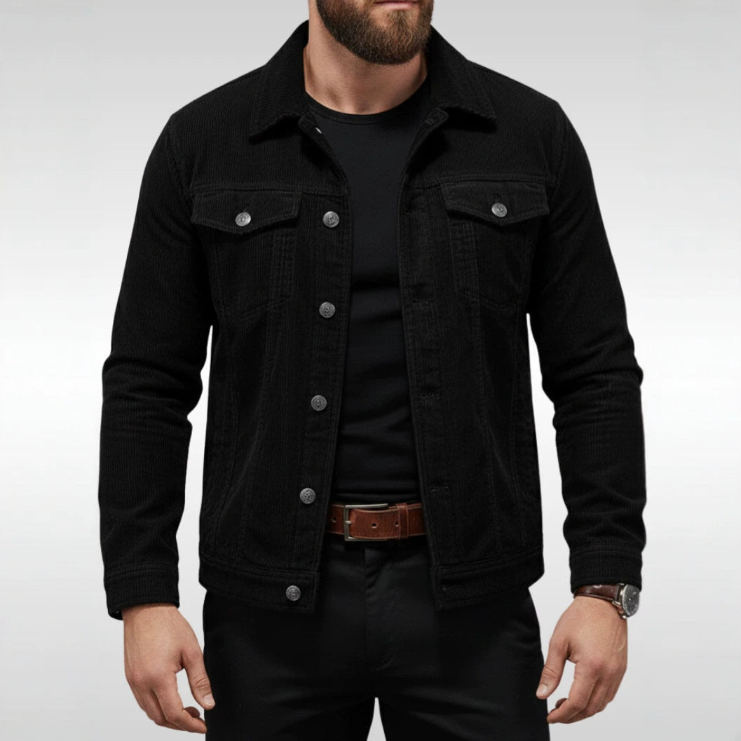 Herren Cordjacke mit Taschen – Taviero