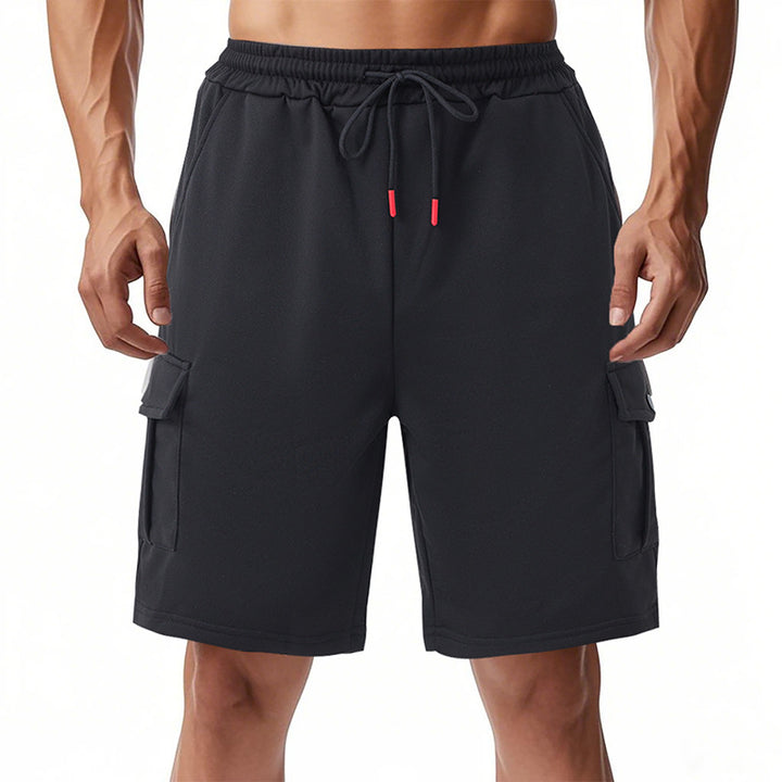 Herren funktionale Sportshorts mit praktischen Seitentaschen und elastischem Bund Echoarchiv