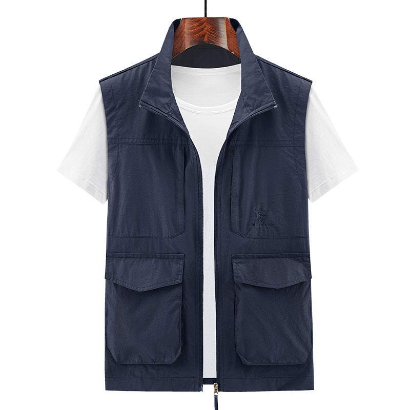 Herren Multifunktionale Outdoor-Weste mit praktischen Taschen Echo Archiv