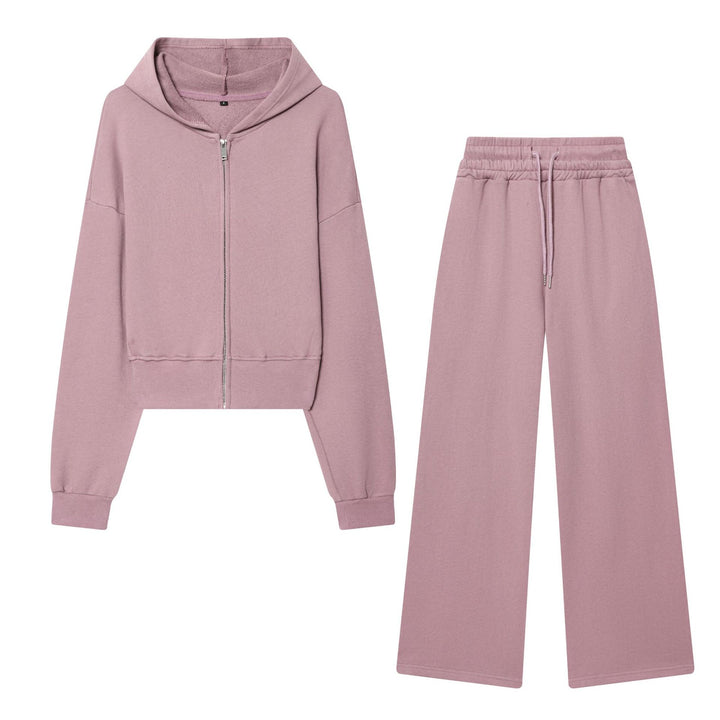 Damen 10+ Cropped Kapuzenjacke mit durchgehendem Reißverschluss und überschnittener Schulter Echo Archiv