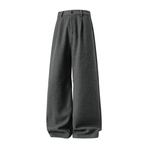 Damen Hochgeschnittene Ballonhose aus Wollmix mit Bundfalten und weiter Silhouette Echo Archiv