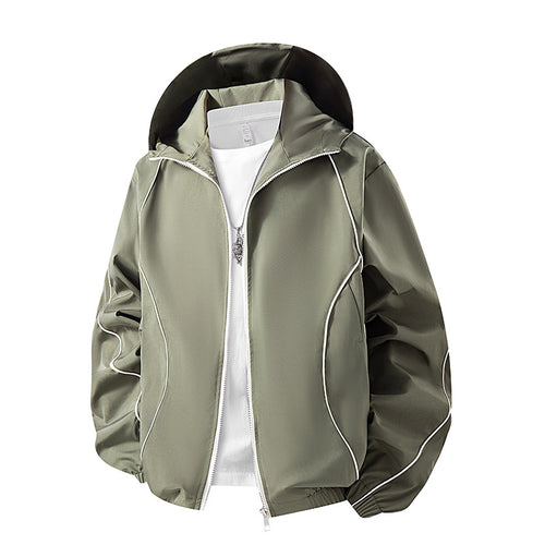 Herren Leichte Kapuzen‑Windjacke Echo Archiv