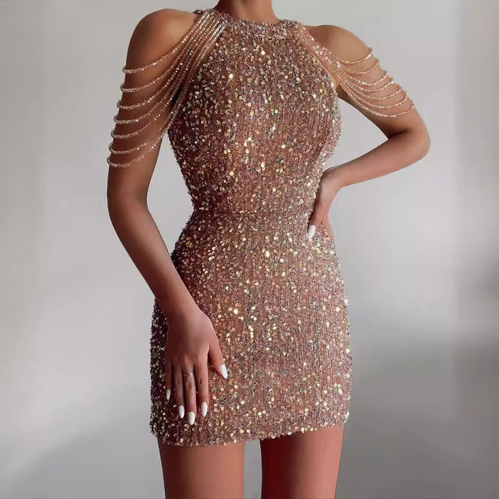 Damen Glitzerndes Abendkleid Echo Archiv