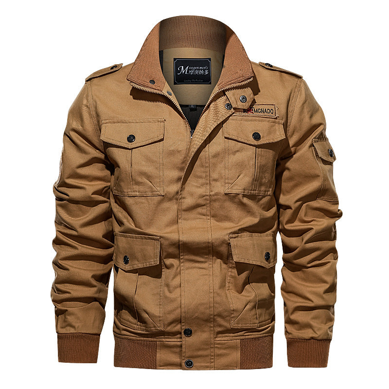Herren nan robuste Fieldjacke mit Mehrfachtaschen, gesteppter Innenleiste und Rippbündchen Echo Archiv