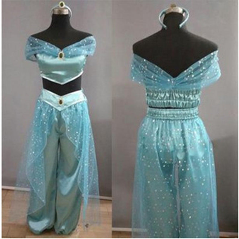 Damen Kostümanzug mit glitzernden Details und off-shoulder Design Echo Archiv