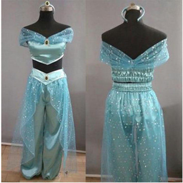 Damen Kostümanzug mit glitzernden Details und off-shoulder Design Echo Archiv