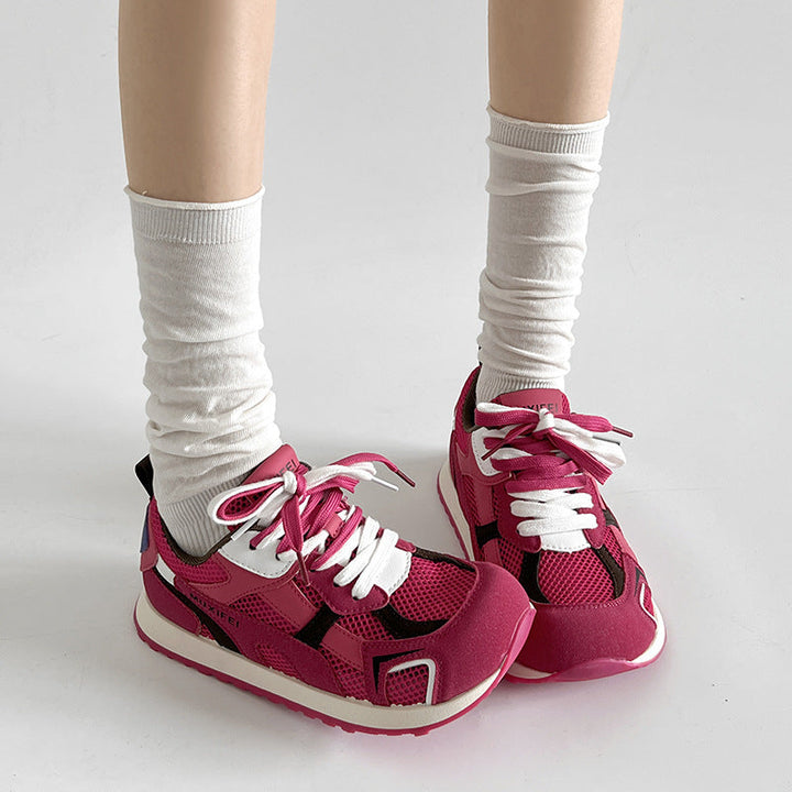 Damen Sportliche Sneakers mit atmungsaktiven Mesh-Einsätzen und rutschfester Sohle Echo Archiv