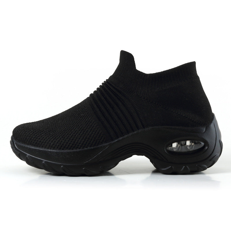 Damen gestrickter Slip-On Sportsneaker mit luftgepolsterter Zwischensohle Echo Archiv