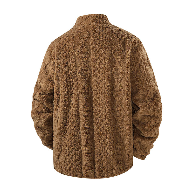 Herren Kuschelige Fleecejacke Echo Archiv