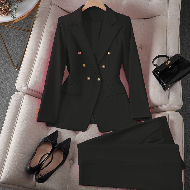 Damen Modischer Doppelreiher Blazer mit eleganten Details Echo Archiv