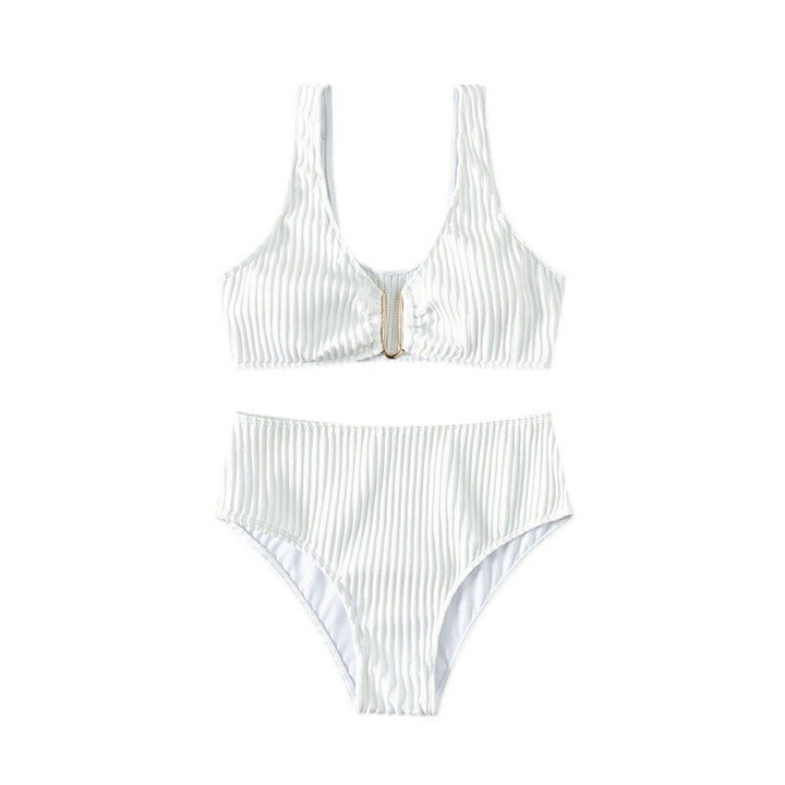 Damen Hochgeschnittener Bikini mit dekorativem Clip Echo Archiv