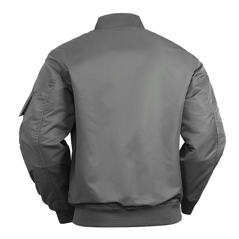 Herren stylische Bomberjacke mit elastischem Bund und leichtem Innenfutter Echoarchiv