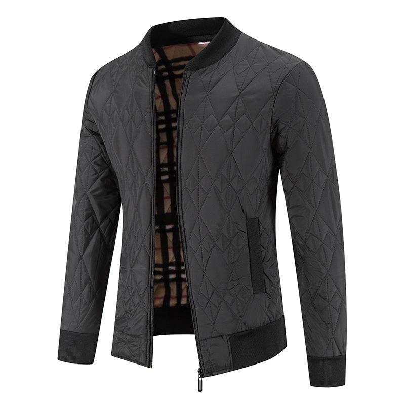 Herren Steppjacke mit modernem Design und praktischem Reißverschluss Echoarchiv