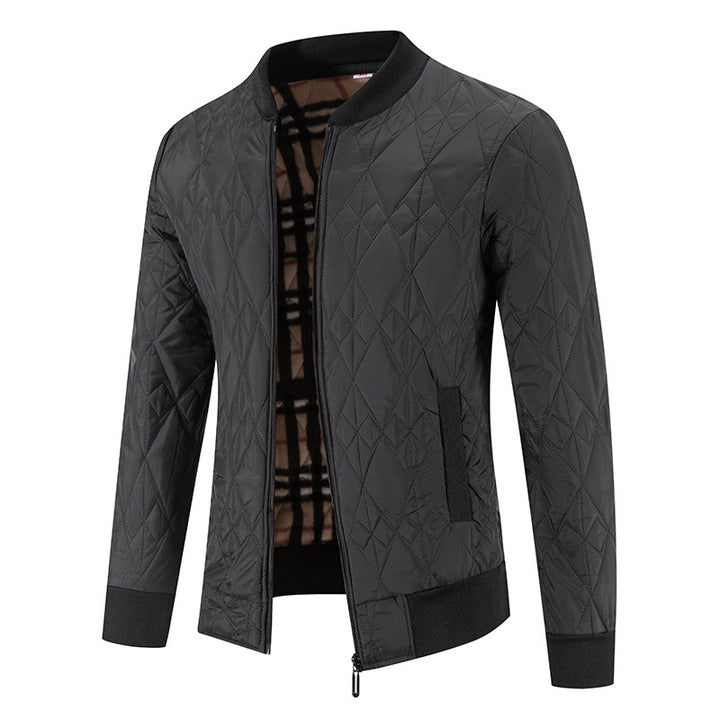 Herren Steppjacke mit modernem Design und praktischem Reißverschluss Echoarchiv