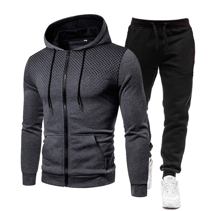 Herren sportliches Outfit mit Kapuze Echoarchiv