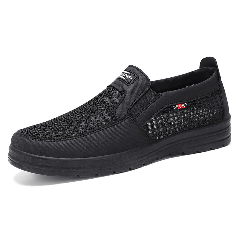 Herren nan atmungsaktiver Slip-On Freizeitschuh mit gestricktem Obermaterial, elastischem Einstieg und stoßdämpfender EVA-Sohle Echo Archiv