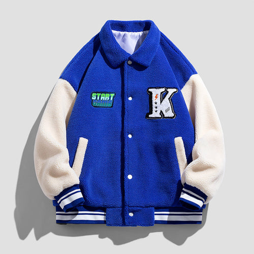 Unisex modische Collegejacke mit gesticktem Logo Echo Archiv