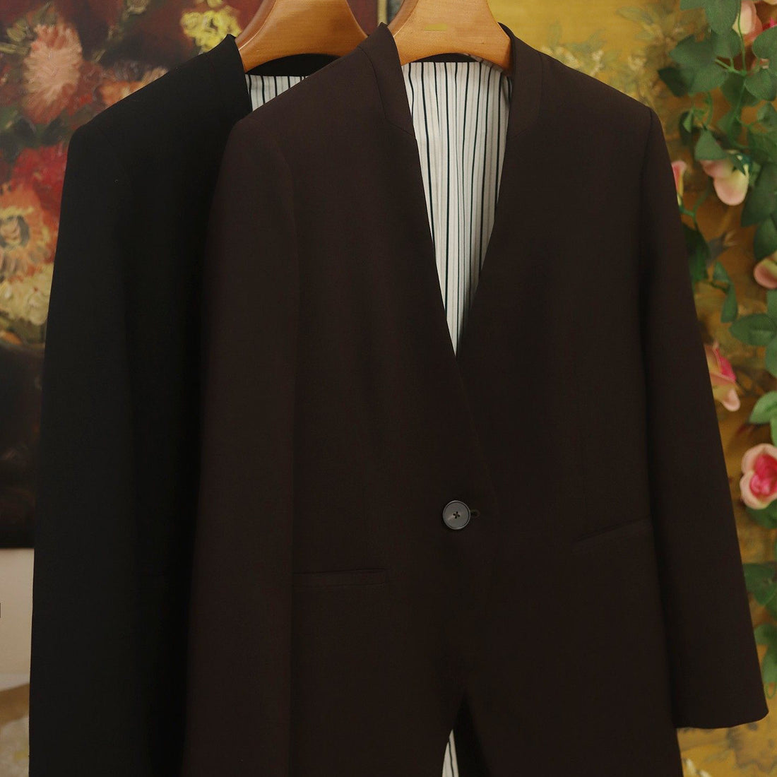 Damen Elegantes Blazer-Set mit schickem Schnitt Echoarchiv