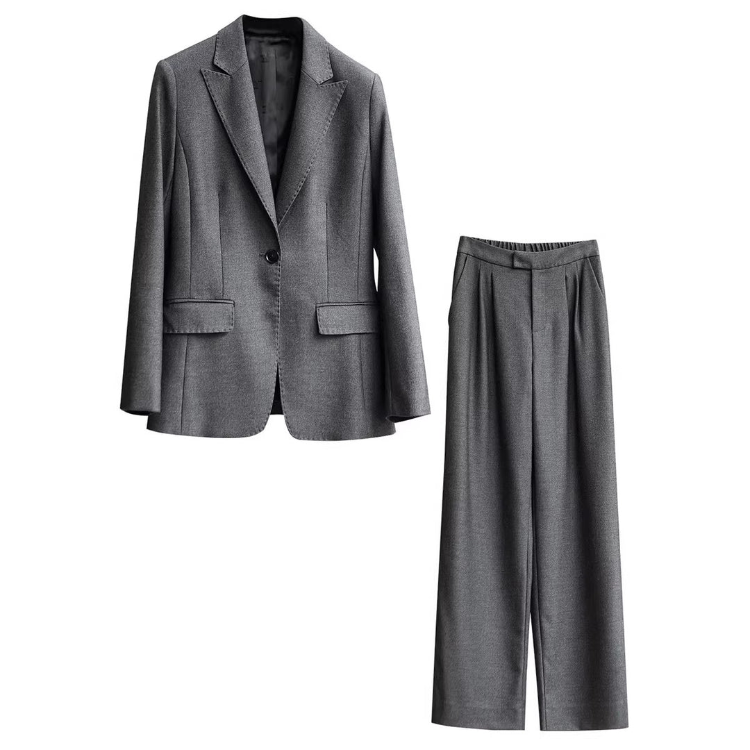 Damen Elegantes Blazer- und Hosen-Set Echoarchiv