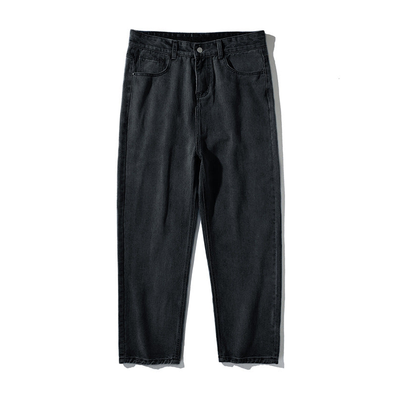 Damen Hochgeschnittene Cropped-Denimhose mit tapered Bein und rohem Saum Echo Archiv