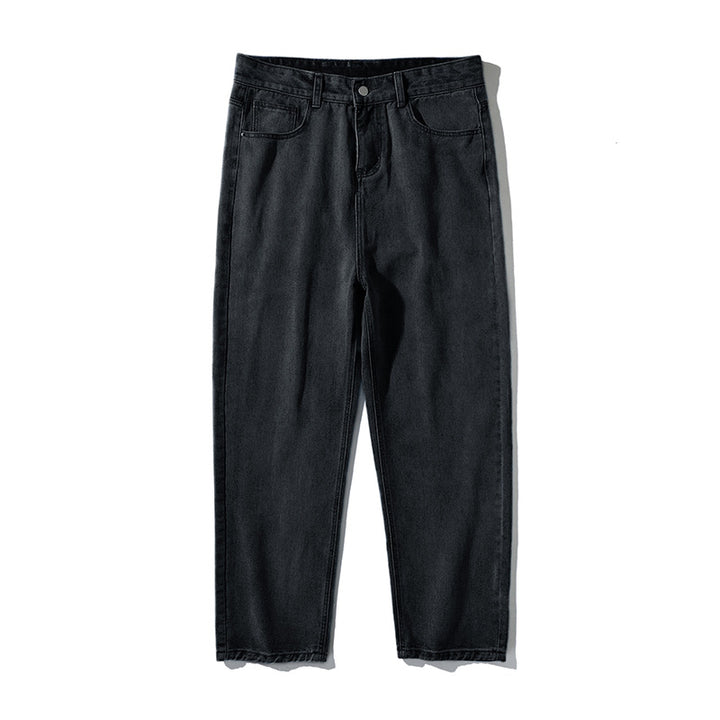 Damen Hochgeschnittene Cropped-Denimhose mit tapered Bein und rohem Saum Echo Archiv