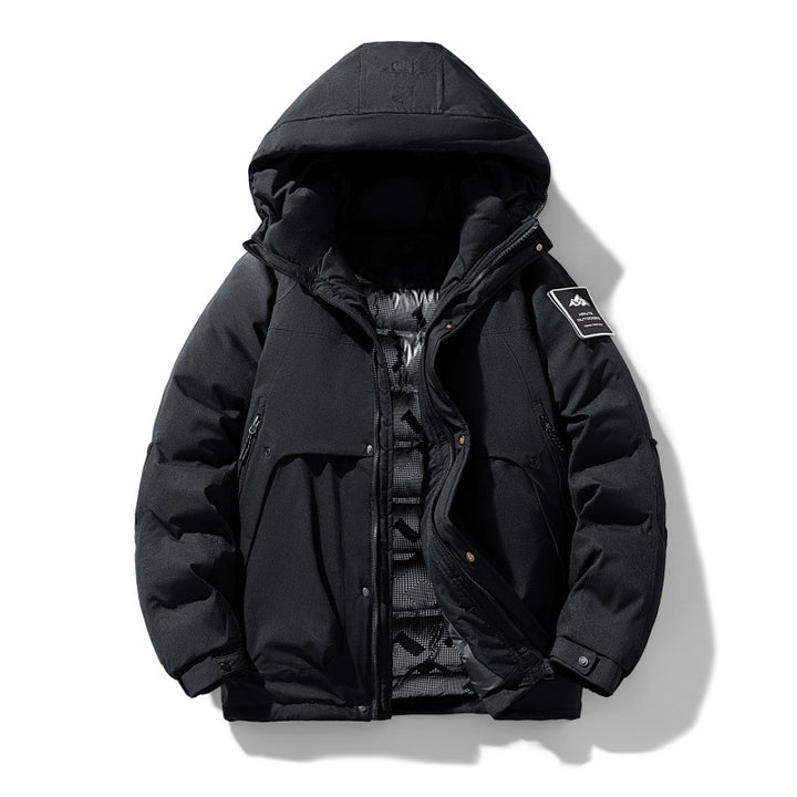 Unisex wasserabweisende gepolsterte Winterjacke mit Kapuze und thermischer Isolierung – Marzano