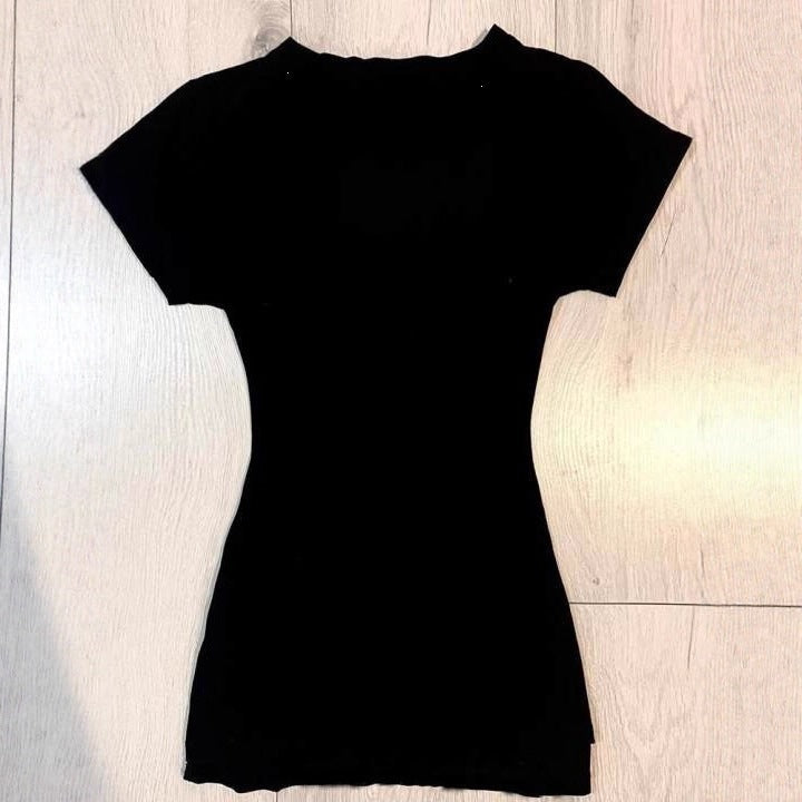 Damen T-Shirt mit aufwendigem Kreuz-Design und Strass-Akzenten Echo Archiv