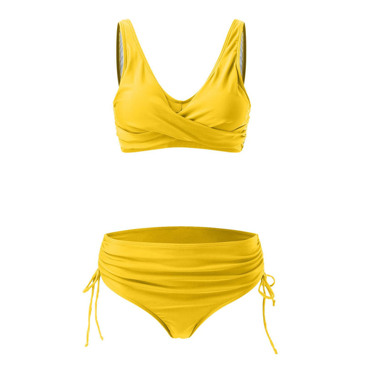 Damen Hochwertiges Wickel-Bikini-Set mit regulierbarem Höschen Echo Archiv