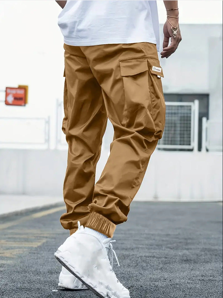 Herren Cargo-Hose mit elastischem Bund und praktischen Taschen Echoarchiv