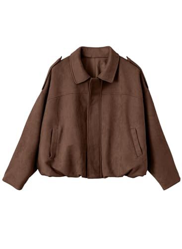 Damen Modische und luftige Oversized Jacke – Célinea