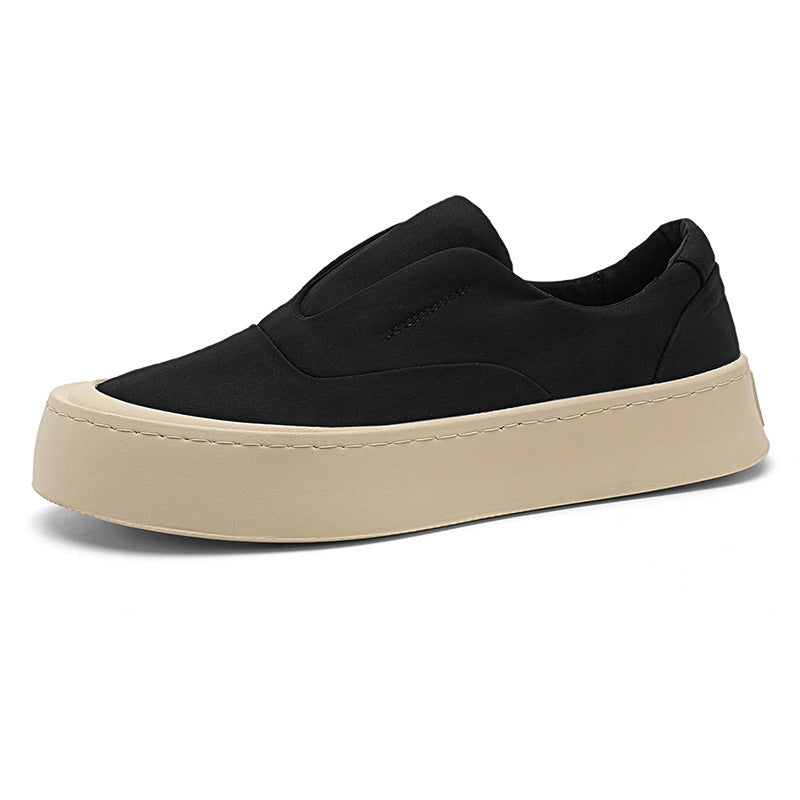 Damen Plateauslipper-Sneaker mit elastischer Schlupfpassform und dicker Gummi-Plateausohle Echoarchiv